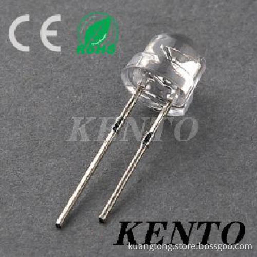 red short feet 4.8mm strawhat led diode